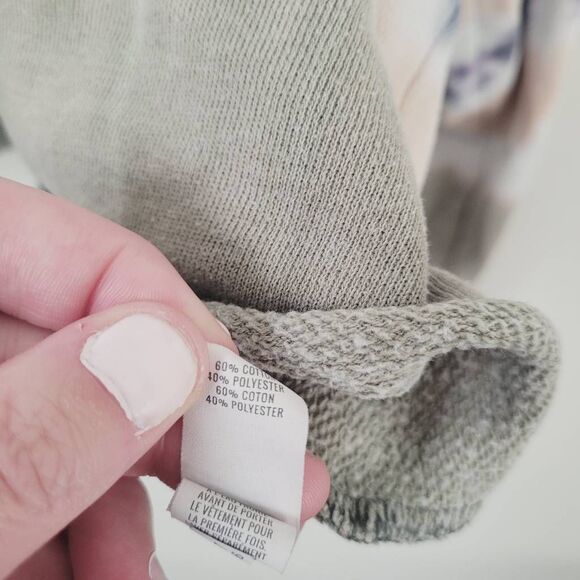 Aerie Cropped Quarter Zip Tie Dye Hoodie Size XXL - Picture 4 of 5